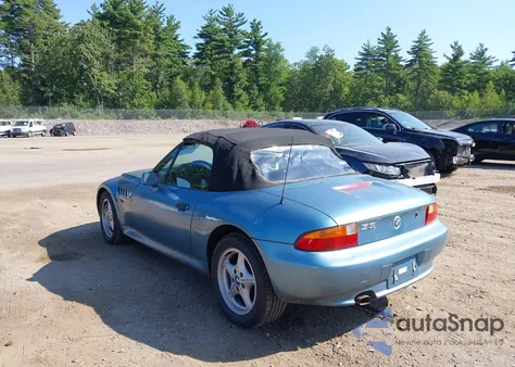 1997 BMW Z3 1.9 из США, поврежденный, VIN 4USCH7322VLB80113